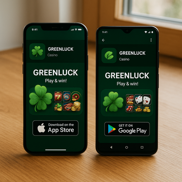 GreenLuck - iOS und Android Apps - Mobile Casino Download Österreich